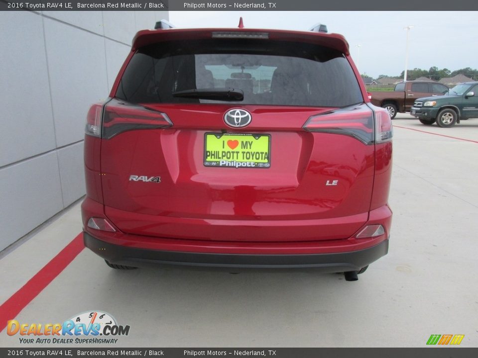 2016 Toyota RAV4 LE Barcelona Red Metallic / Black Photo #5