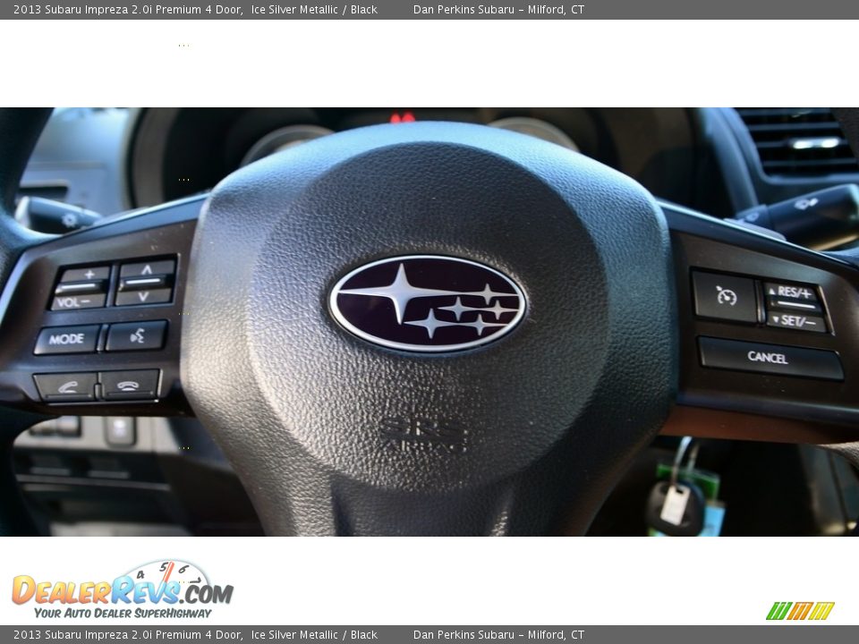 2013 Subaru Impreza 2.0i Premium 4 Door Ice Silver Metallic / Black Photo #15