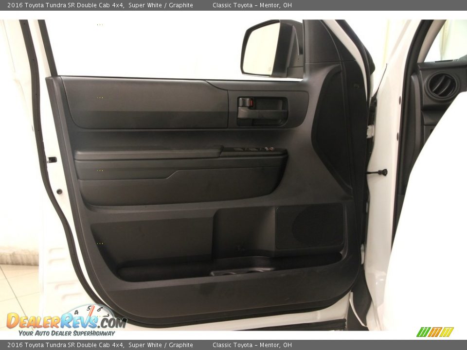 2016 Toyota Tundra SR Double Cab 4x4 Super White / Graphite Photo #4
