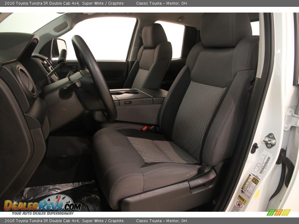 2016 Toyota Tundra SR Double Cab 4x4 Super White / Graphite Photo #6