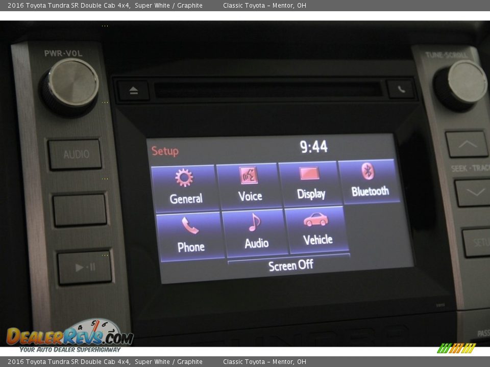 2016 Toyota Tundra SR Double Cab 4x4 Super White / Graphite Photo #13