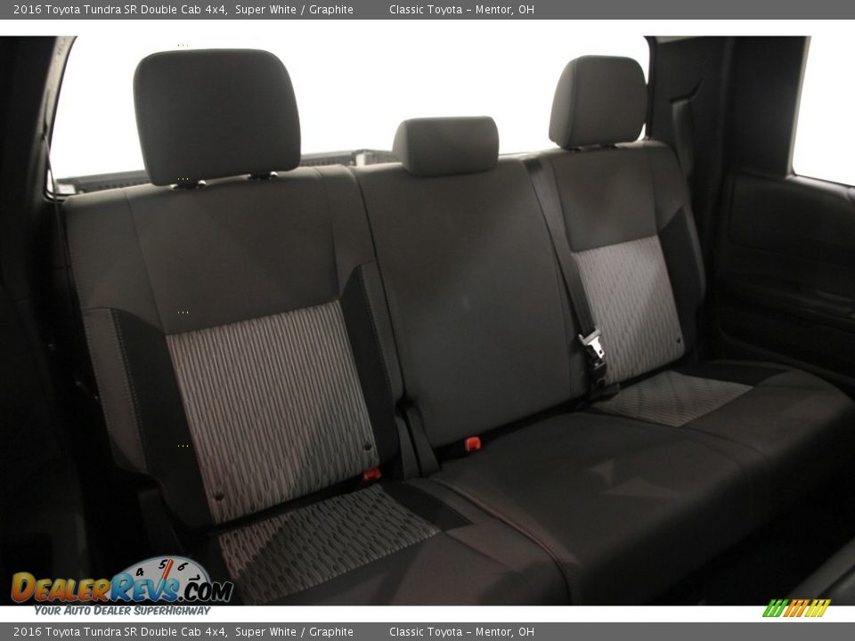 2016 Toyota Tundra SR Double Cab 4x4 Super White / Graphite Photo #19