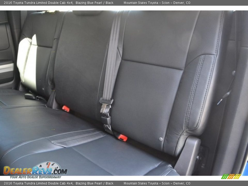 2016 Toyota Tundra Limited Double Cab 4x4 Blazing Blue Pearl / Black Photo #7
