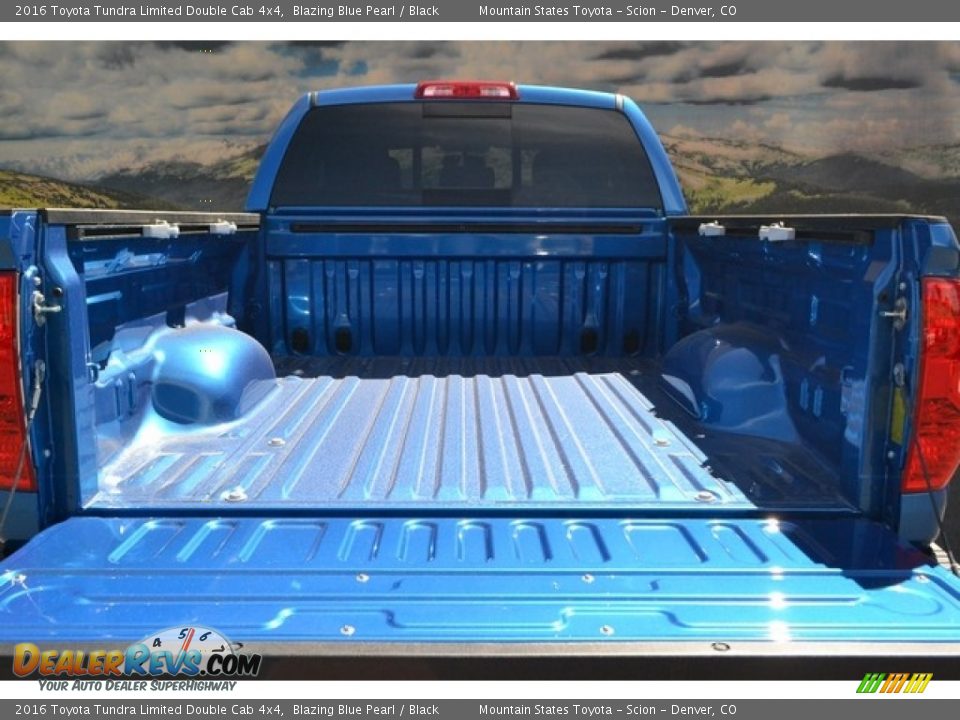 2016 Toyota Tundra Limited Double Cab 4x4 Blazing Blue Pearl / Black Photo #8