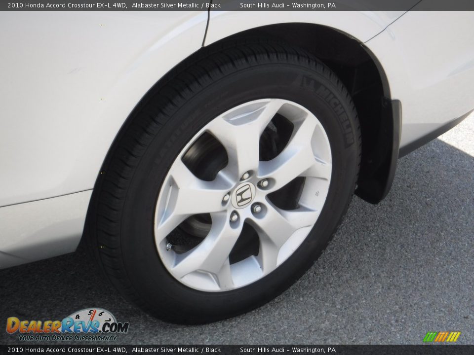 2010 Honda Accord Crosstour EX-L 4WD Alabaster Silver Metallic / Black Photo #4