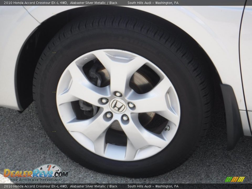 2010 Honda Accord Crosstour EX-L 4WD Alabaster Silver Metallic / Black Photo #5