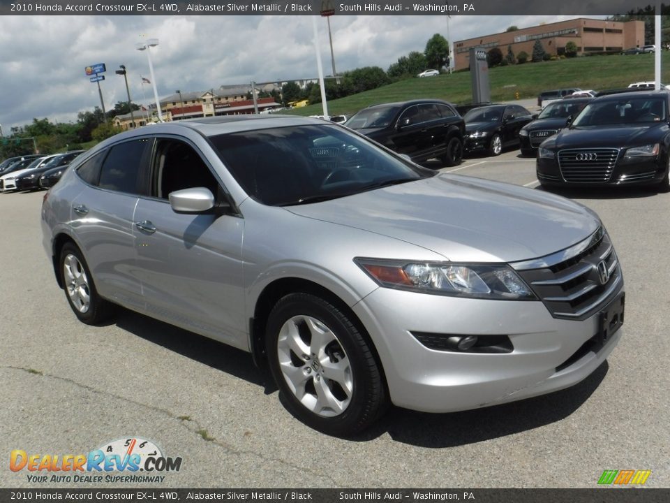 2010 Honda Accord Crosstour EX-L 4WD Alabaster Silver Metallic / Black Photo #7
