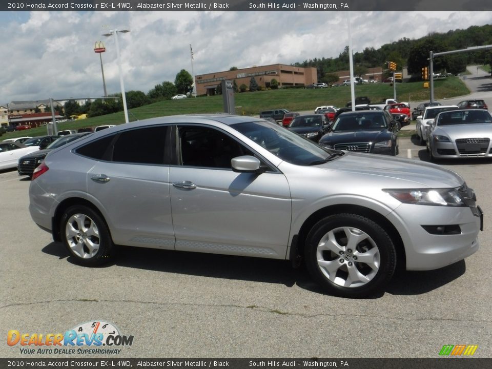 2010 Honda Accord Crosstour EX-L 4WD Alabaster Silver Metallic / Black Photo #8
