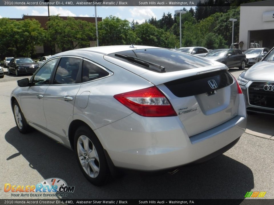 2010 Honda Accord Crosstour EX-L 4WD Alabaster Silver Metallic / Black Photo #12