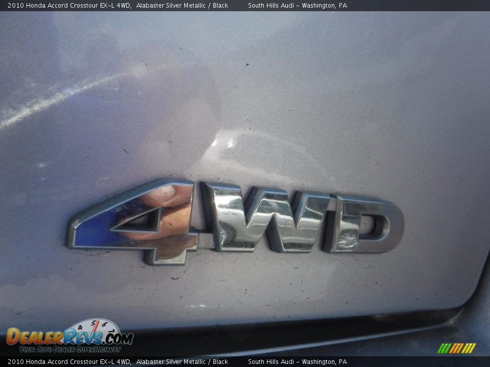 2010 Honda Accord Crosstour EX-L 4WD Alabaster Silver Metallic / Black Photo #13