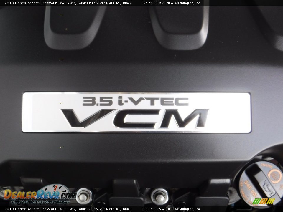 2010 Honda Accord Crosstour EX-L 4WD Alabaster Silver Metallic / Black Photo #15