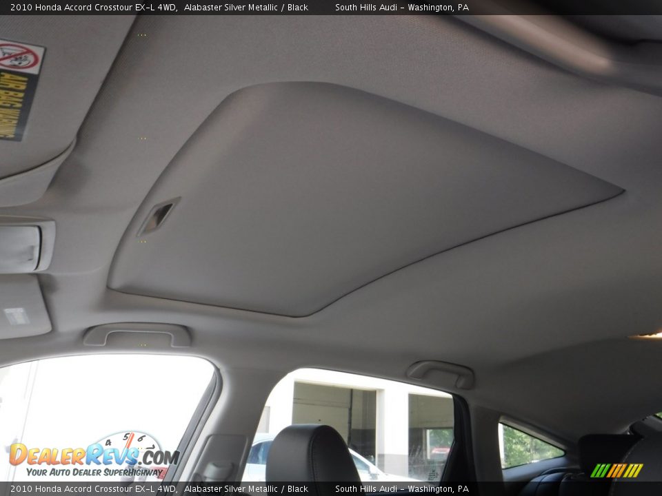 2010 Honda Accord Crosstour EX-L 4WD Alabaster Silver Metallic / Black Photo #16