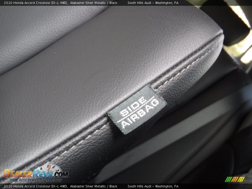2010 Honda Accord Crosstour EX-L 4WD Alabaster Silver Metallic / Black Photo #20