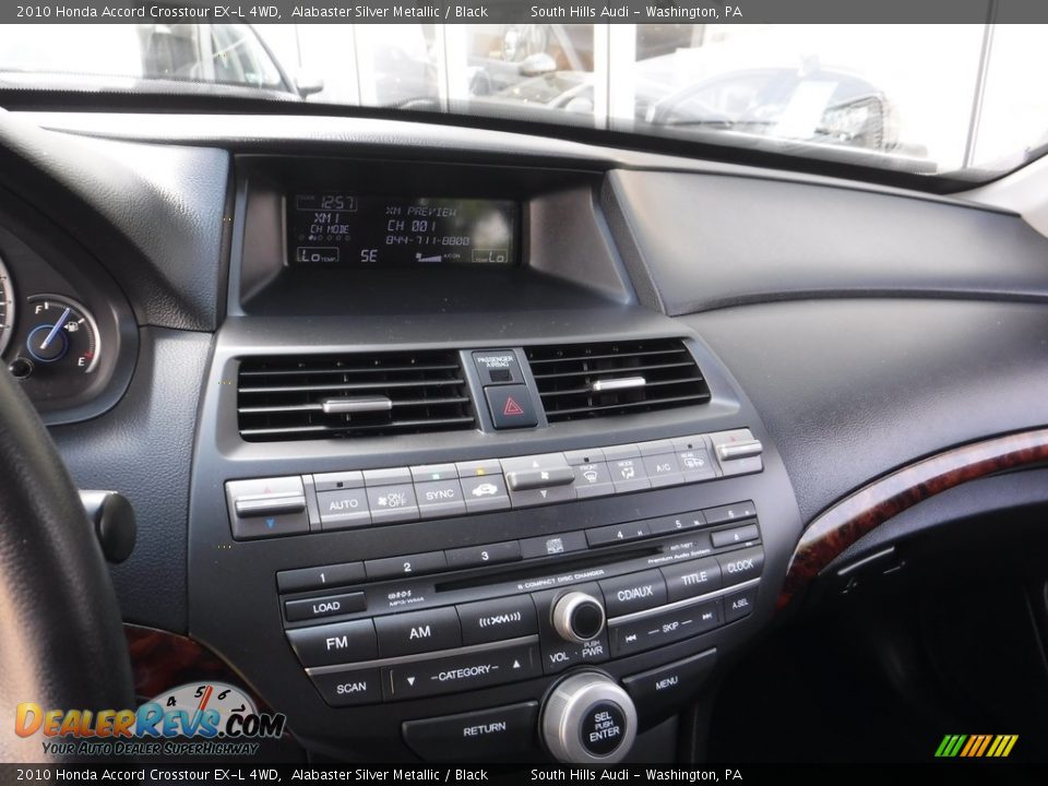 2010 Honda Accord Crosstour EX-L 4WD Alabaster Silver Metallic / Black Photo #24
