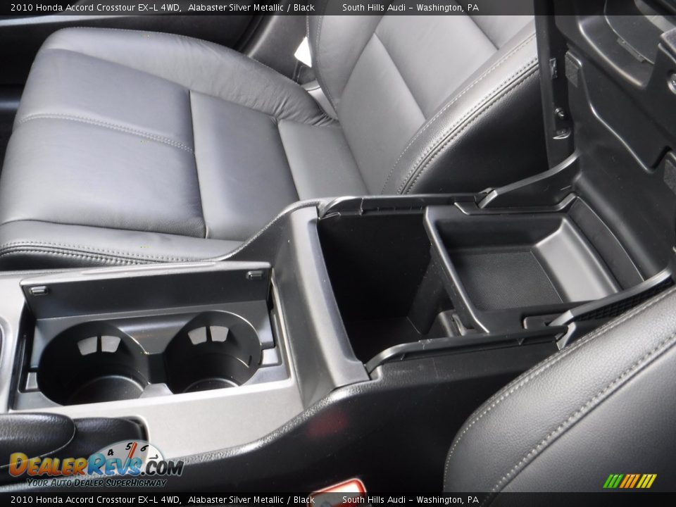 2010 Honda Accord Crosstour EX-L 4WD Alabaster Silver Metallic / Black Photo #28