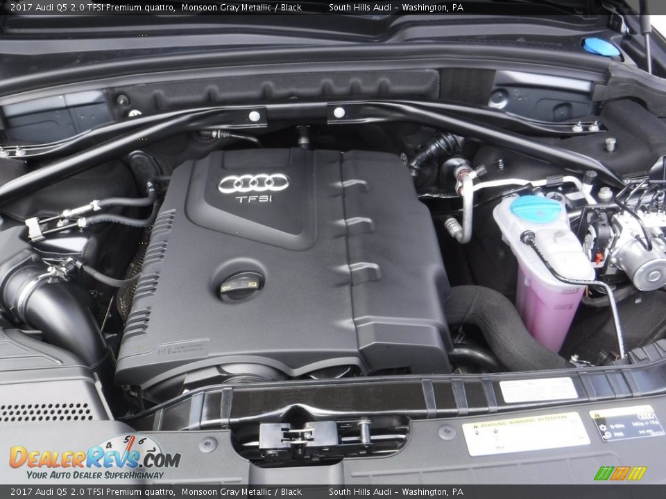 2017 Audi Q5 2.0 TFSI Premium quattro Monsoon Gray Metallic / Black Photo #16