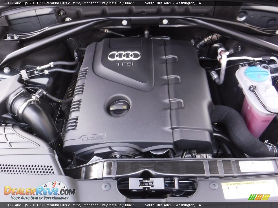 2017 Audi Q5 2.0 TFSI Premium Plus quattro Monsoon Gray Metallic / Black Photo #16