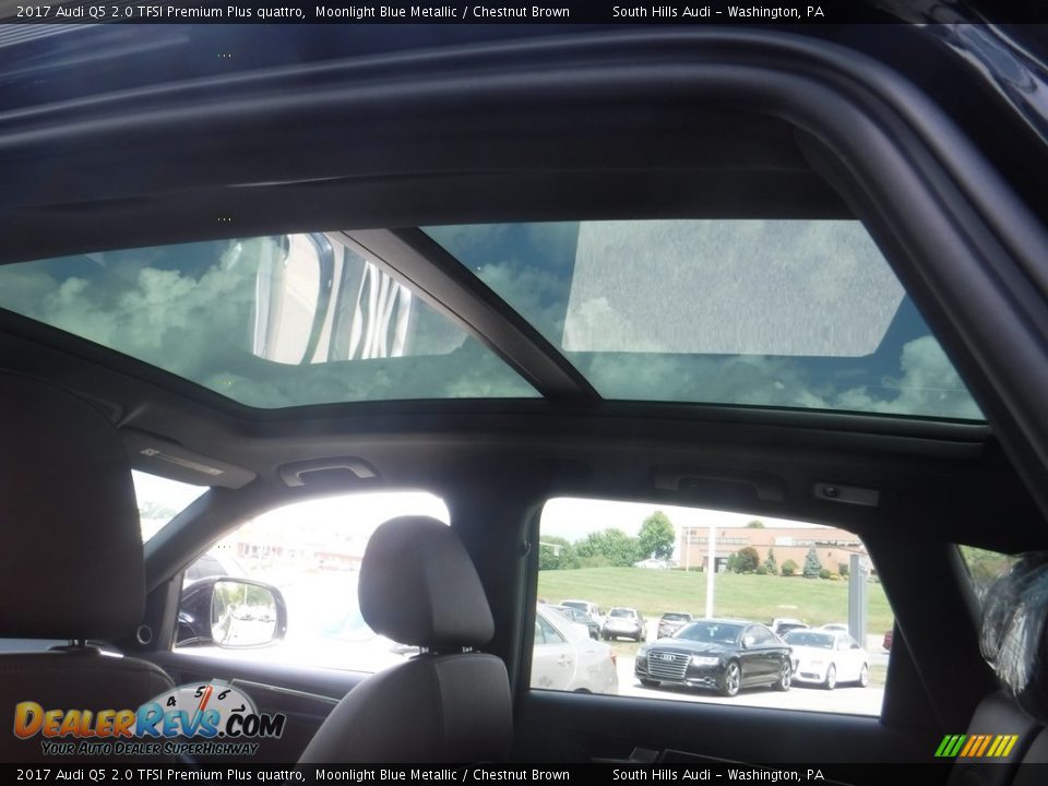 2017 Audi Q5 2.0 TFSI Premium Plus quattro Moonlight Blue Metallic / Chestnut Brown Photo #15