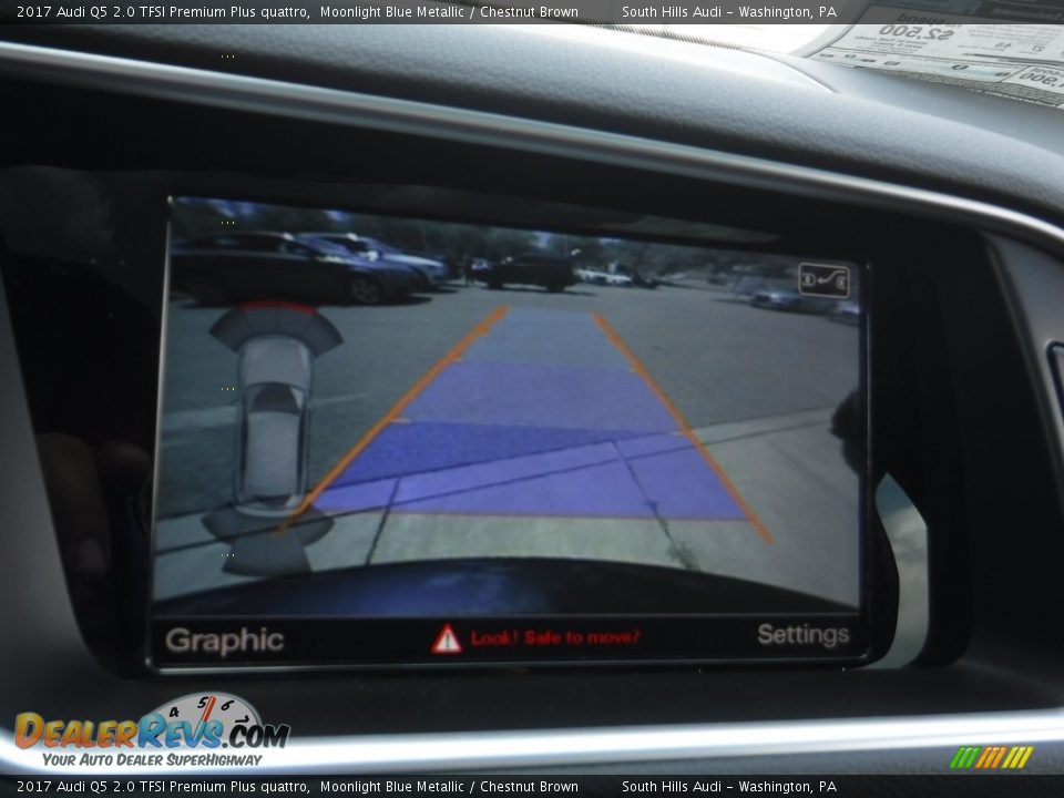 2017 Audi Q5 2.0 TFSI Premium Plus quattro Moonlight Blue Metallic / Chestnut Brown Photo #21