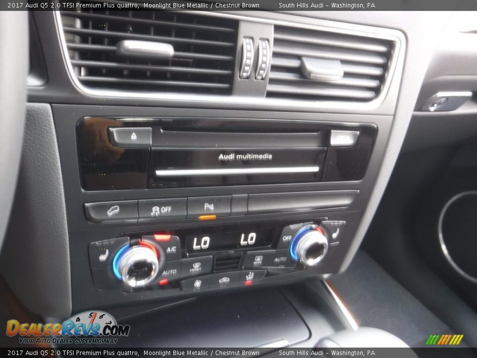 2017 Audi Q5 2.0 TFSI Premium Plus quattro Moonlight Blue Metallic / Chestnut Brown Photo #22