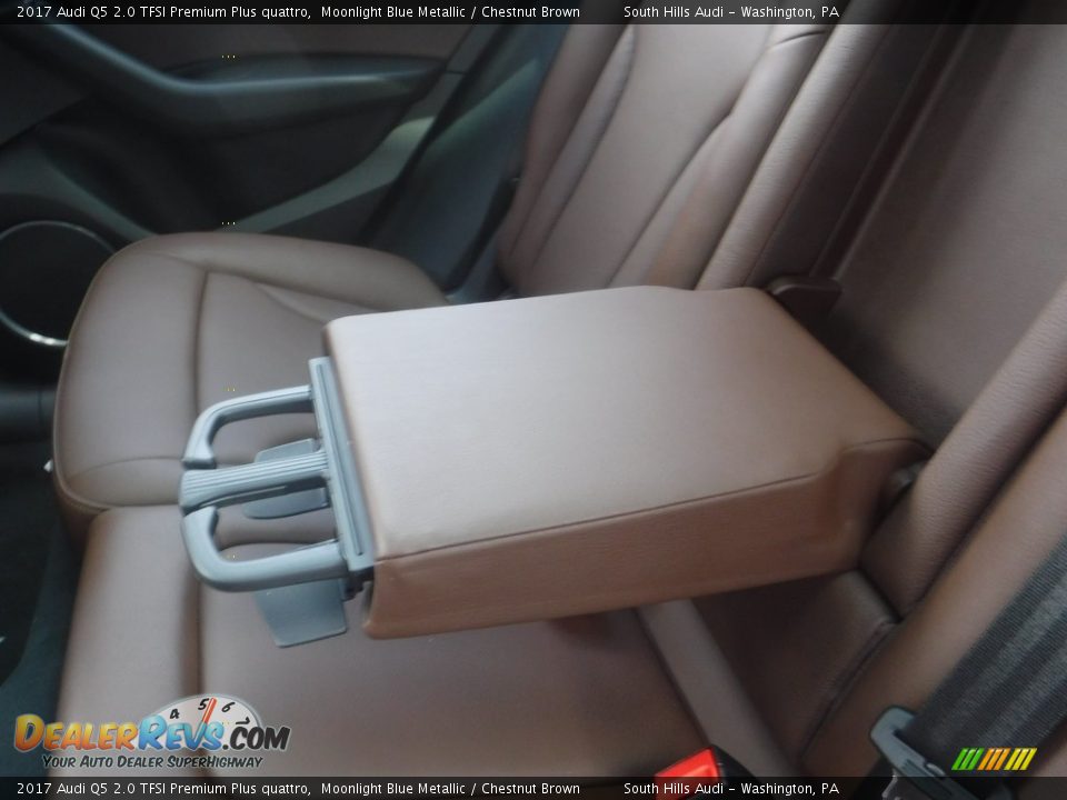 2017 Audi Q5 2.0 TFSI Premium Plus quattro Moonlight Blue Metallic / Chestnut Brown Photo #32