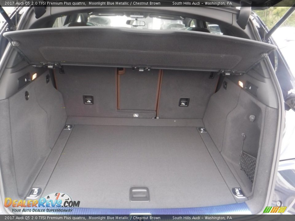 2017 Audi Q5 2.0 TFSI Premium Plus quattro Moonlight Blue Metallic / Chestnut Brown Photo #33