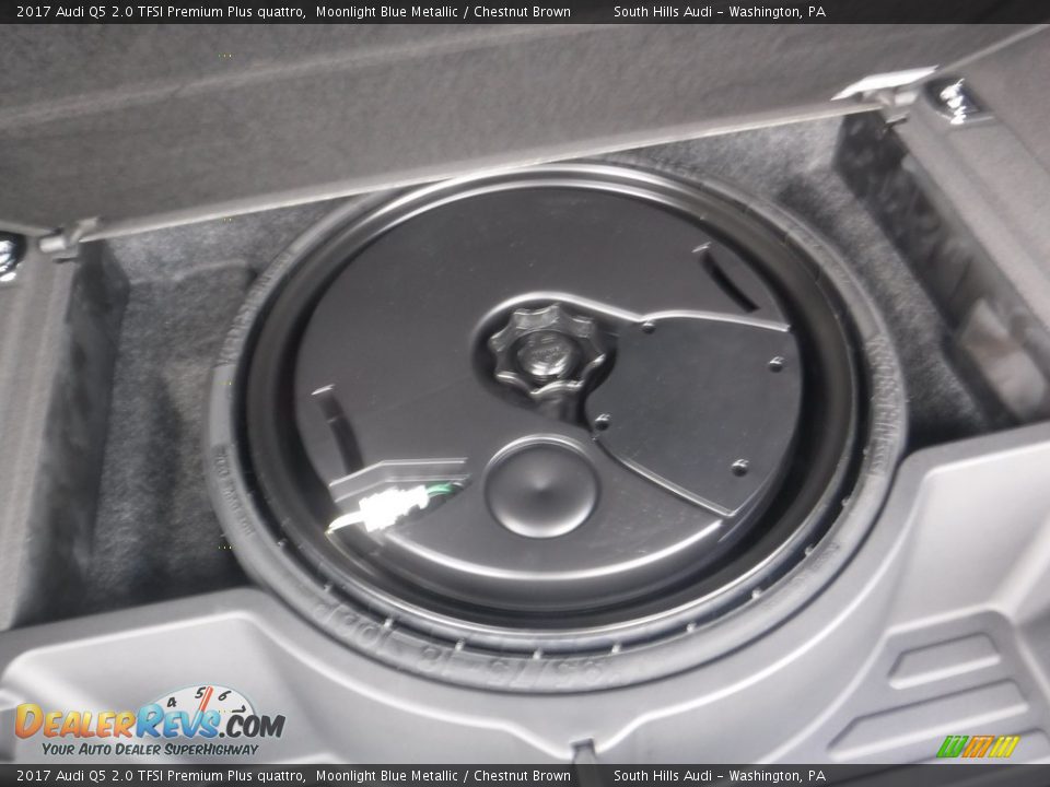 2017 Audi Q5 2.0 TFSI Premium Plus quattro Moonlight Blue Metallic / Chestnut Brown Photo #34
