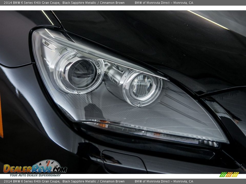 2014 BMW 6 Series 640i Gran Coupe Black Sapphire Metallic / Cinnamon Brown Photo #27
