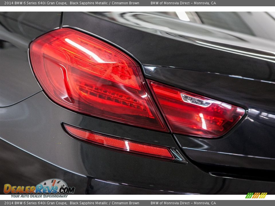 2014 BMW 6 Series 640i Gran Coupe Black Sapphire Metallic / Cinnamon Brown Photo #29