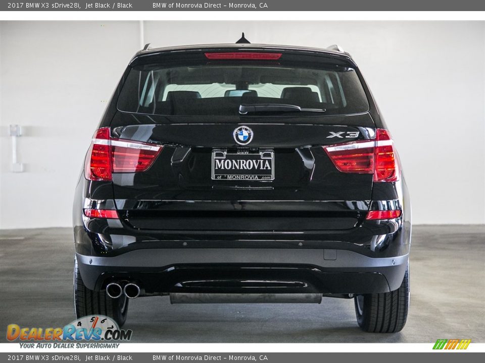 2017 BMW X3 sDrive28i Jet Black / Black Photo #4