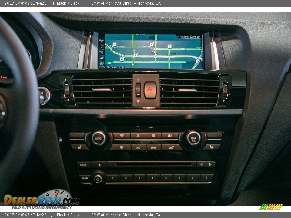 2017 BMW X3 sDrive28i Jet Black / Black Photo #5