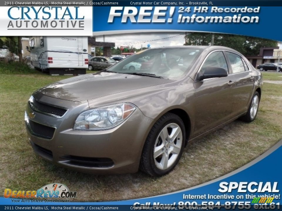 2011 Chevrolet Malibu LS Mocha Steel Metallic / Cocoa/Cashmere Photo #1