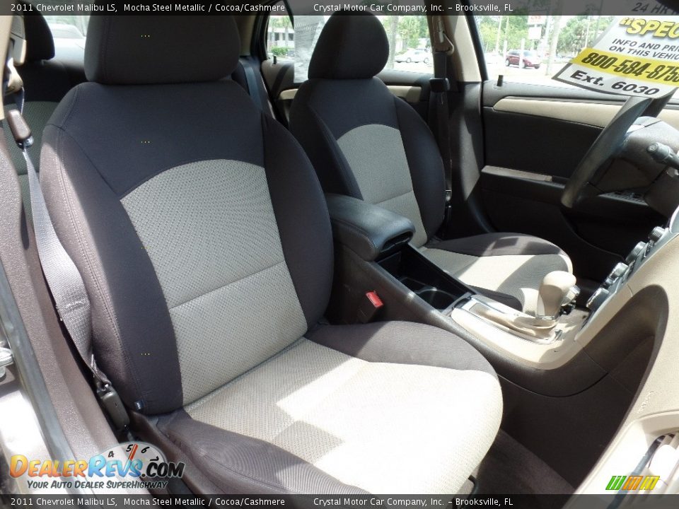 2011 Chevrolet Malibu LS Mocha Steel Metallic / Cocoa/Cashmere Photo #12