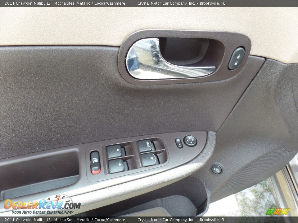 2011 Chevrolet Malibu LS Mocha Steel Metallic / Cocoa/Cashmere Photo #17