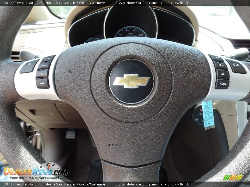2011 Chevrolet Malibu LS Mocha Steel Metallic / Cocoa/Cashmere Photo #21