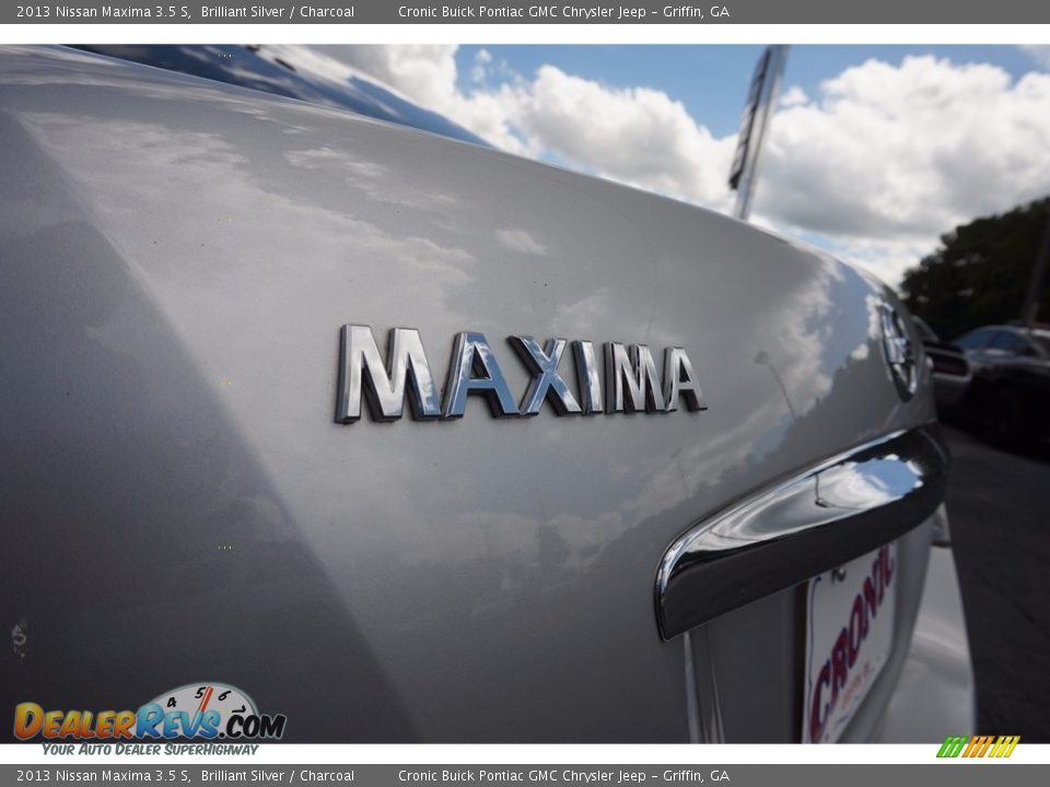2013 Nissan Maxima 3.5 S Brilliant Silver / Charcoal Photo #15