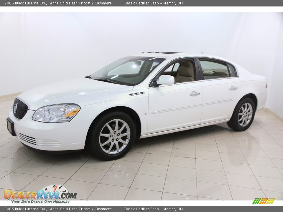 2006 Buick Lucerne CXL White Gold Flash Tricoat / Cashmere Photo #3