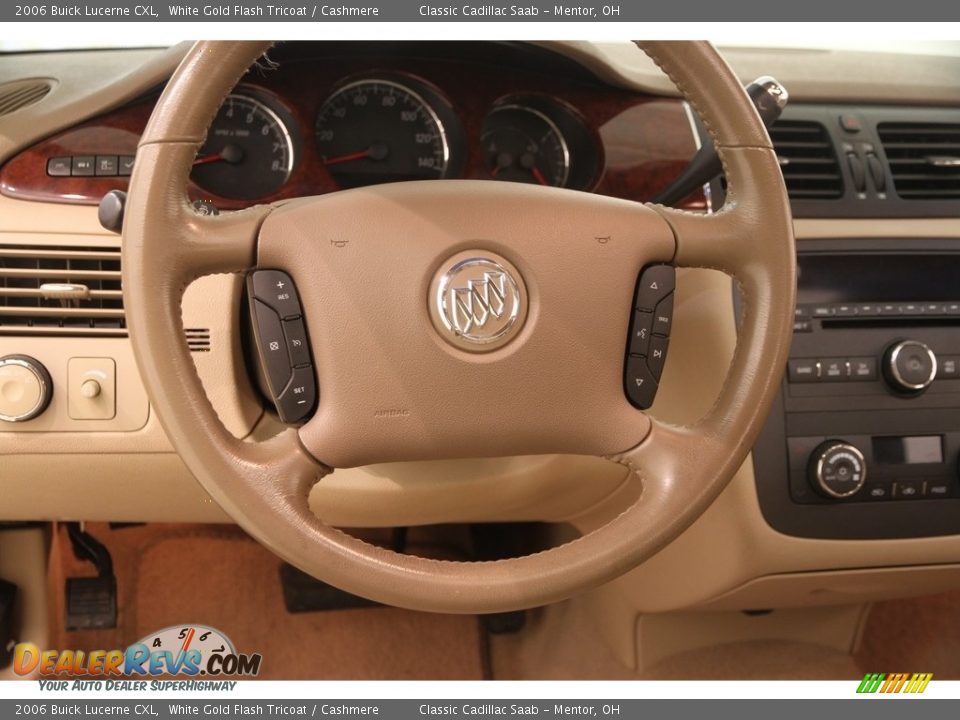 2006 Buick Lucerne CXL White Gold Flash Tricoat / Cashmere Photo #6