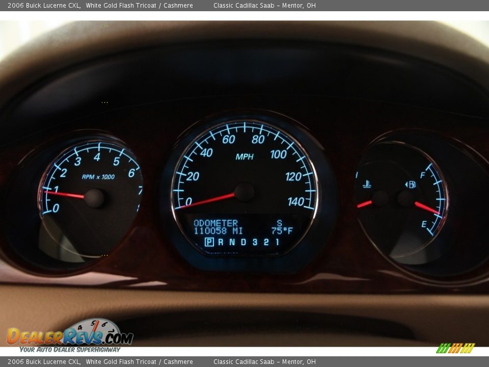 2006 Buick Lucerne CXL White Gold Flash Tricoat / Cashmere Photo #7