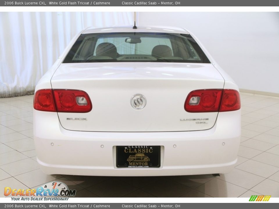 2006 Buick Lucerne CXL White Gold Flash Tricoat / Cashmere Photo #13