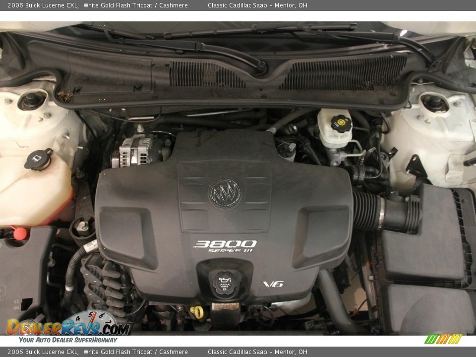 2006 Buick Lucerne CXL White Gold Flash Tricoat / Cashmere Photo #14