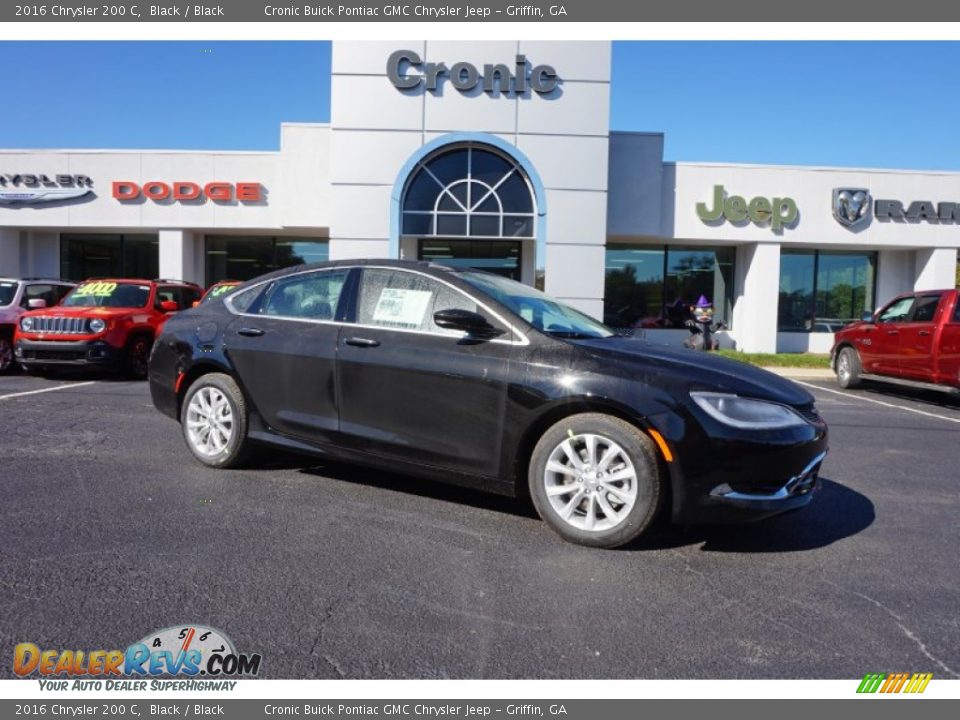 2016 Chrysler 200 C Black / Black Photo #1
