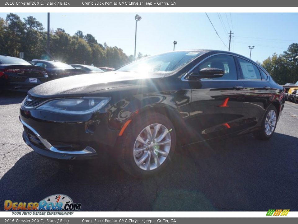 2016 Chrysler 200 C Black / Black Photo #3