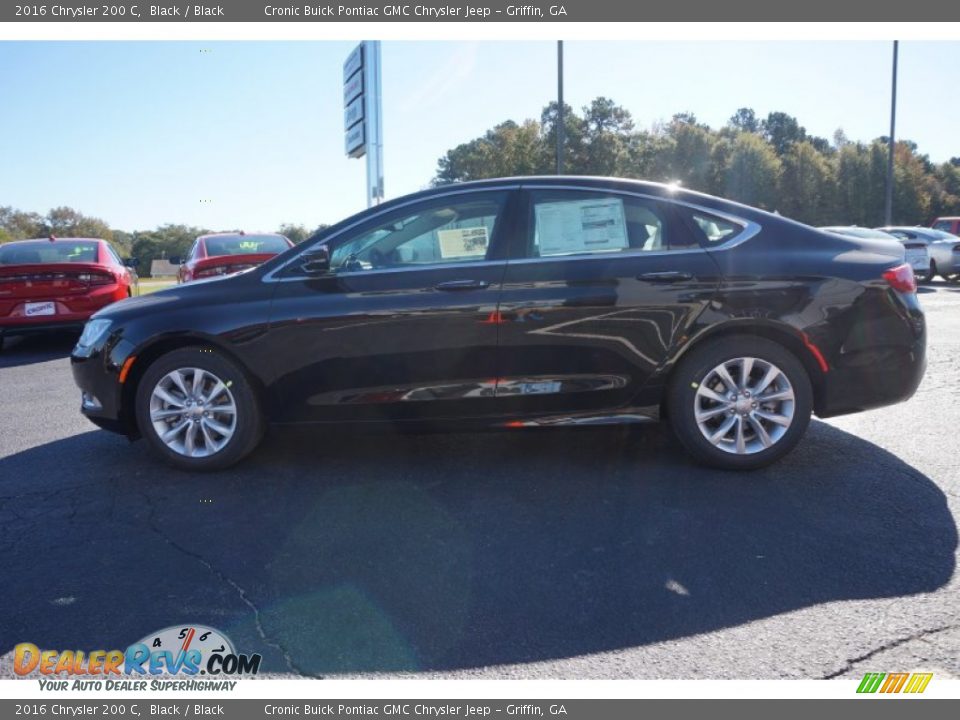 2016 Chrysler 200 C Black / Black Photo #4