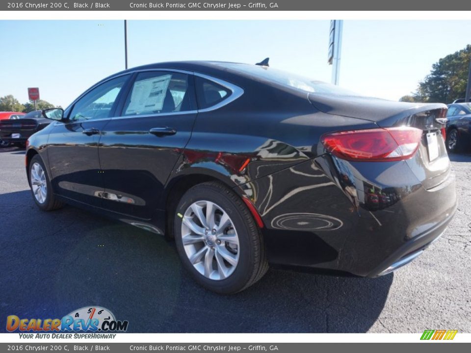 2016 Chrysler 200 C Black / Black Photo #5