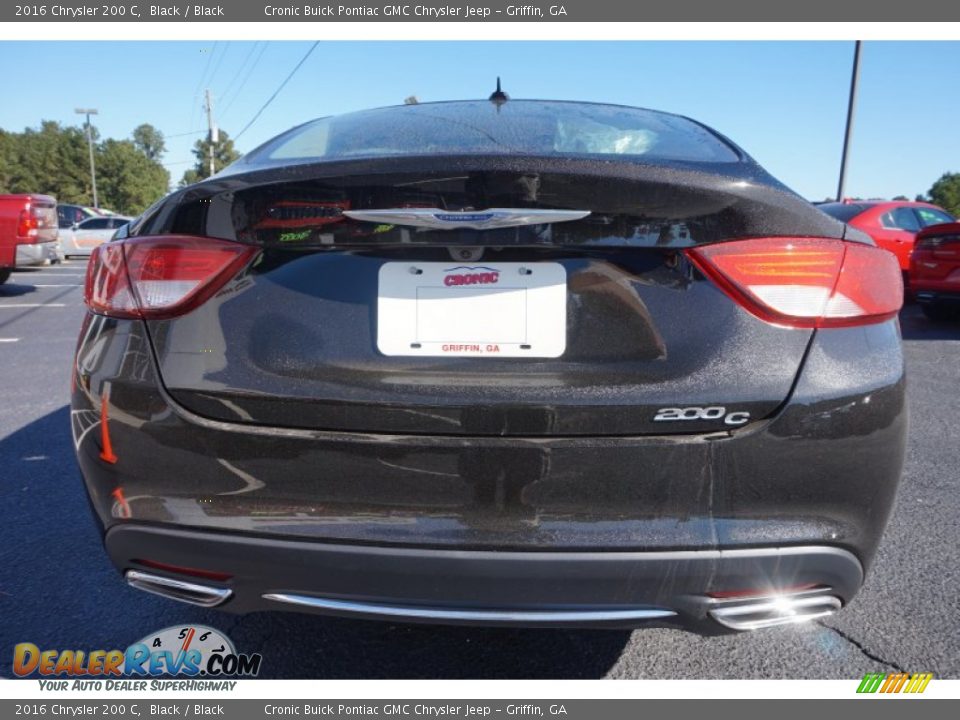 2016 Chrysler 200 C Black / Black Photo #6