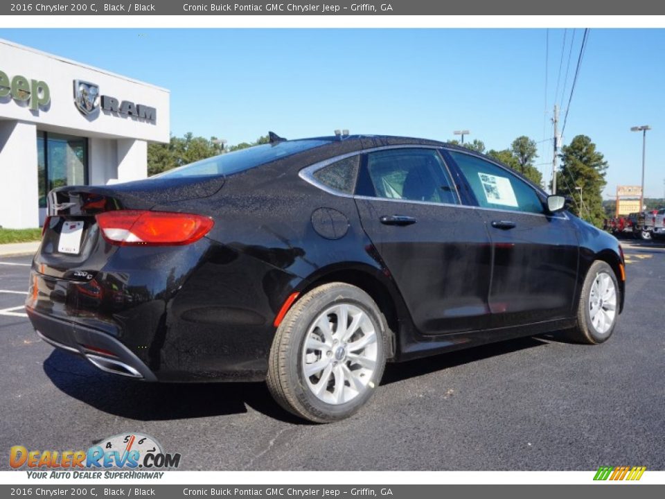 2016 Chrysler 200 C Black / Black Photo #7