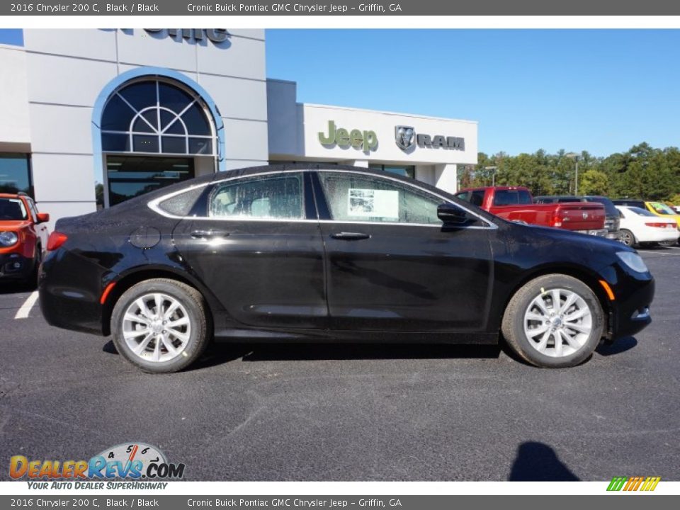 2016 Chrysler 200 C Black / Black Photo #8