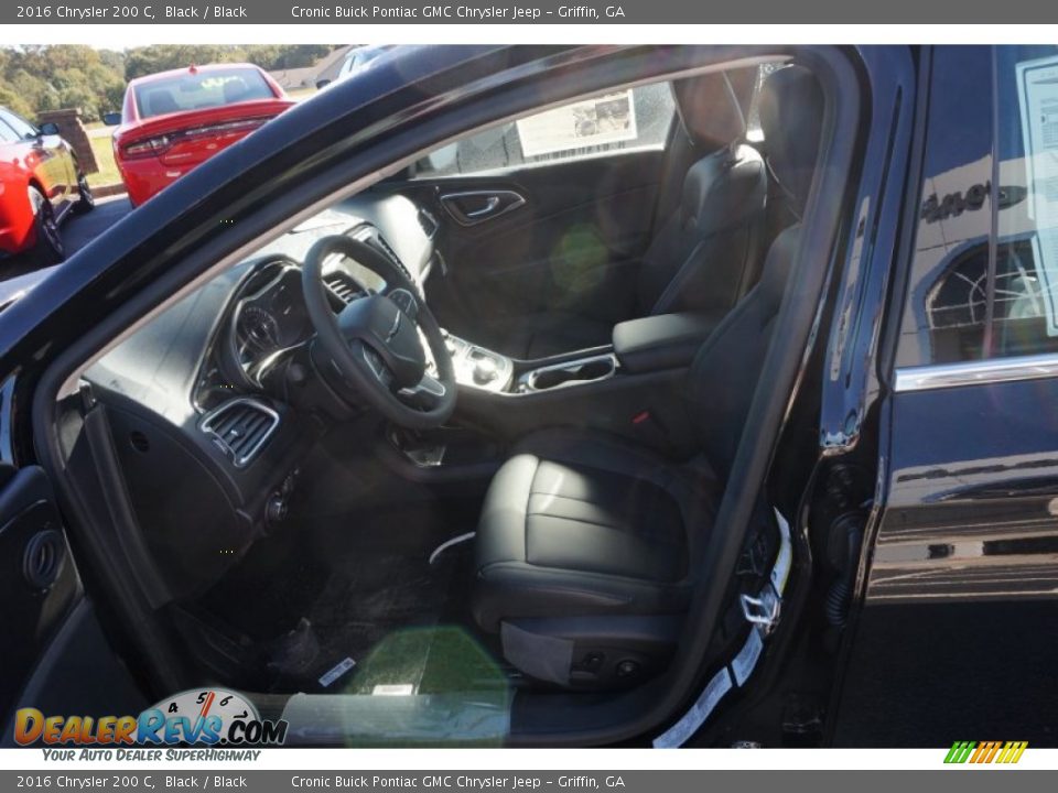 2016 Chrysler 200 C Black / Black Photo #9