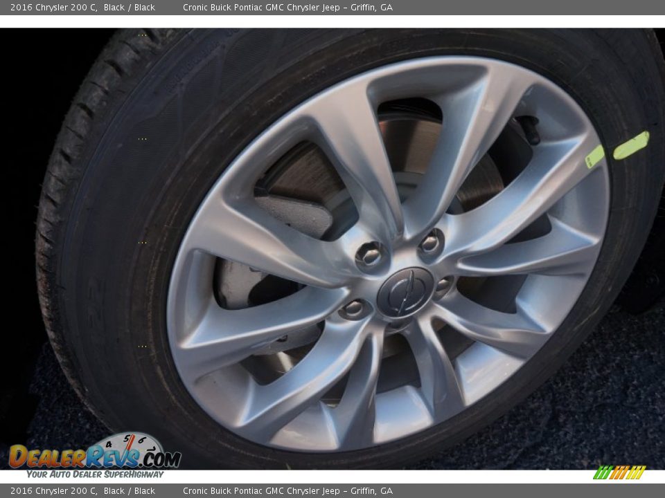 2016 Chrysler 200 C Black / Black Photo #12